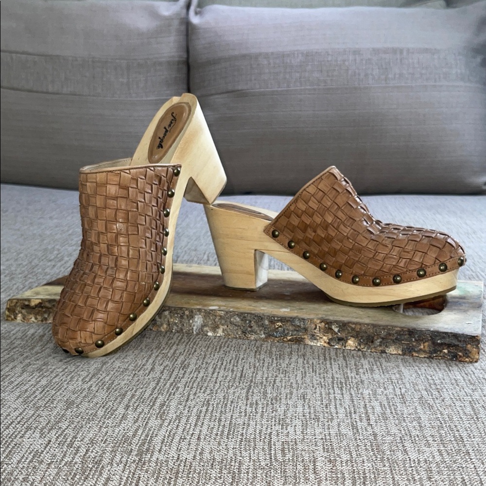 Free People Adelaide Leather Clog